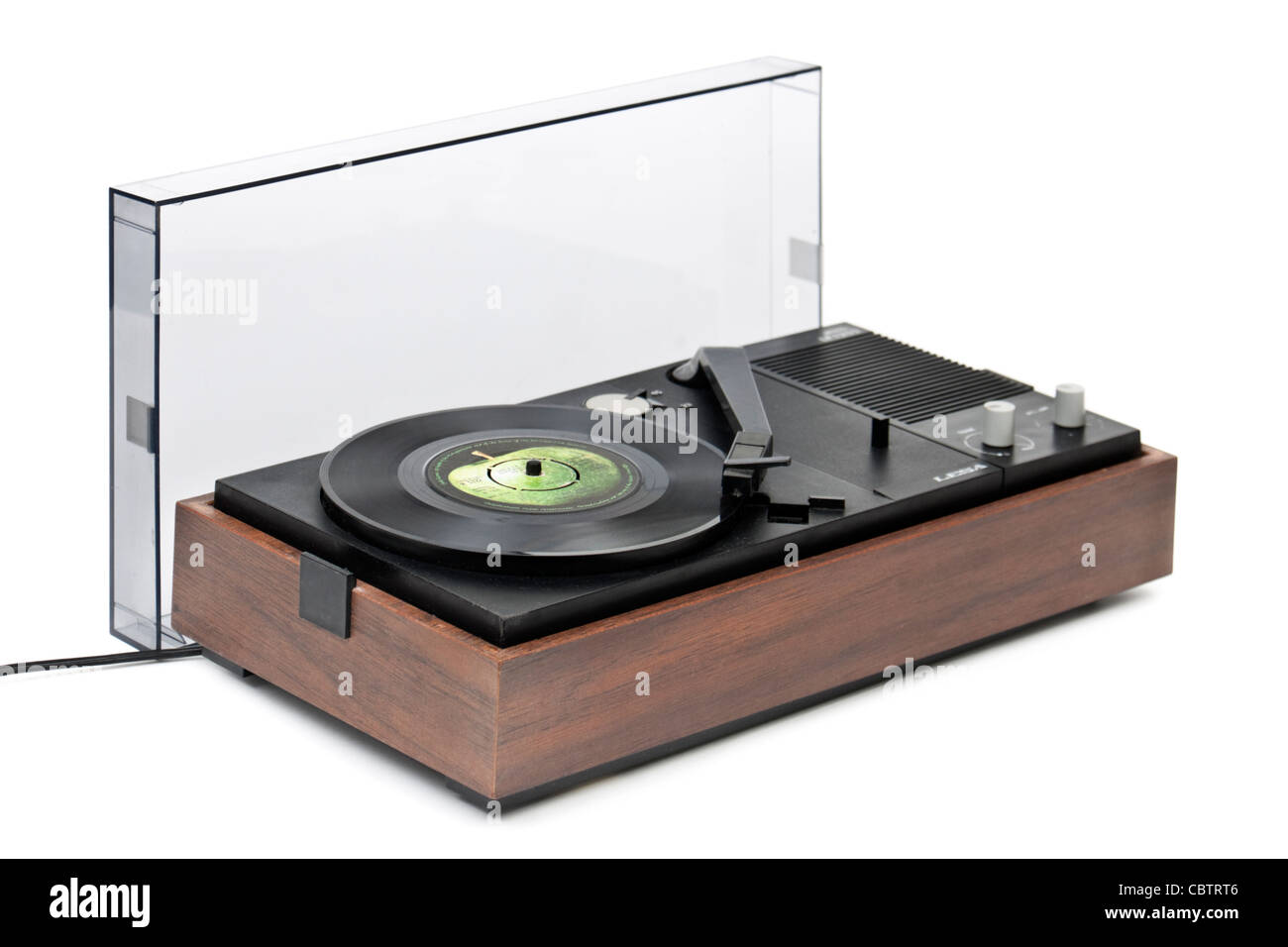 Vintage des années 70, LESA (modèle LF1203) record player Banque D'Images