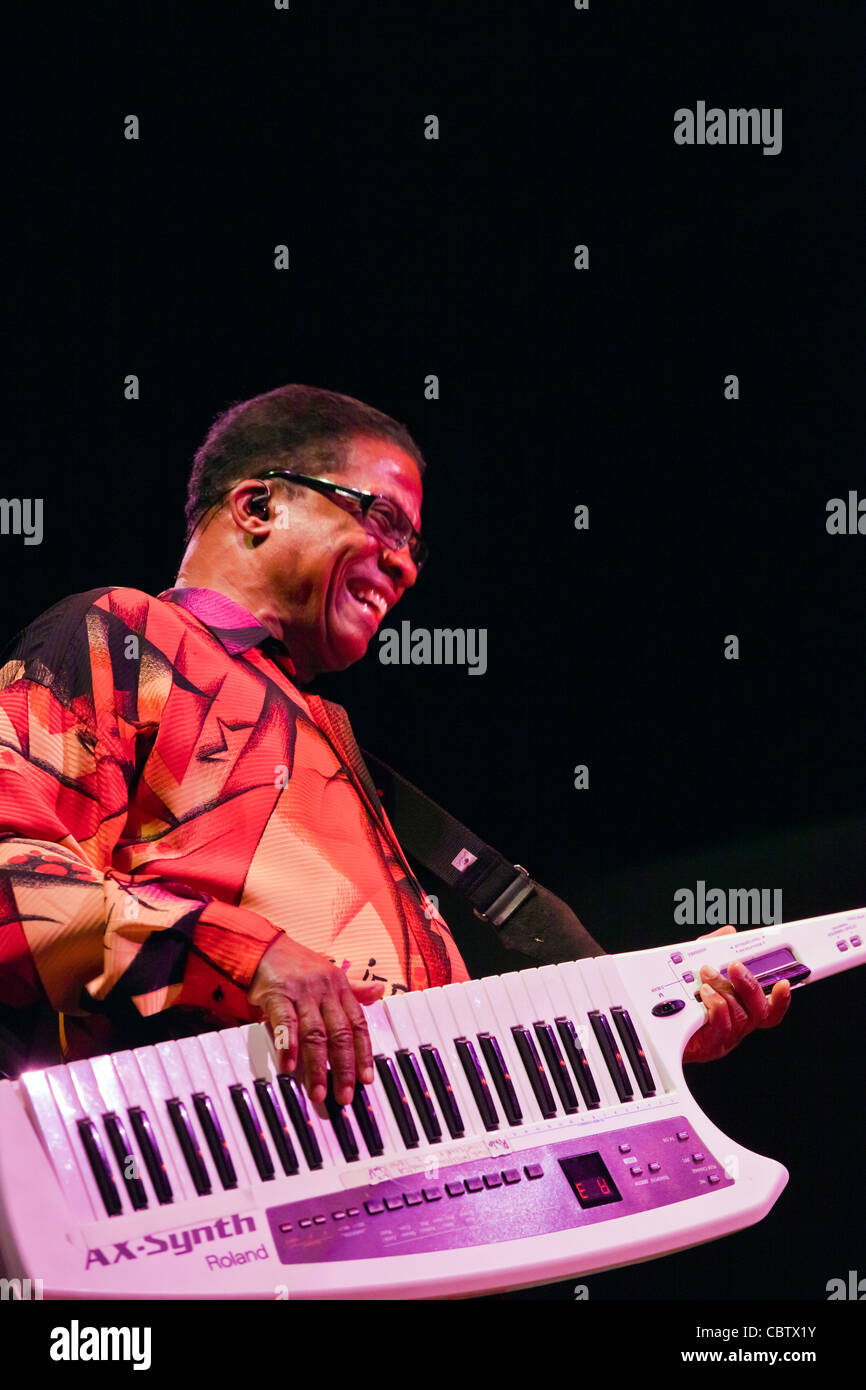 HERBIE HANCOCK effectue sur le Jimmy Lyons Étape - 54ème festival de jazz de Monterey 2011 Banque D'Images