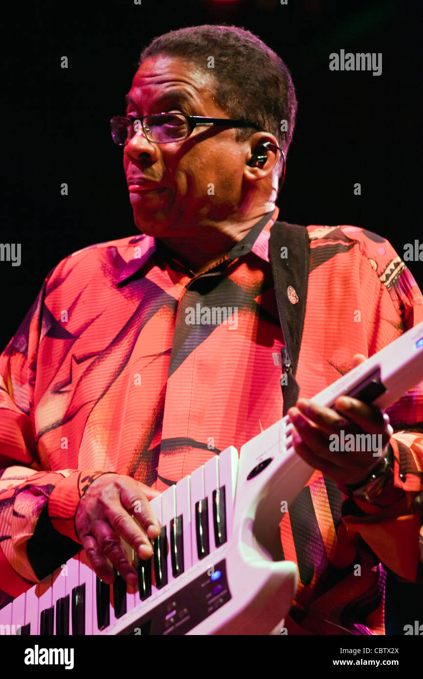 HERBIE HANCOCK effectue sur le Jimmy Lyons Étape - 54ème festival de jazz de Monterey 2011 Banque D'Images