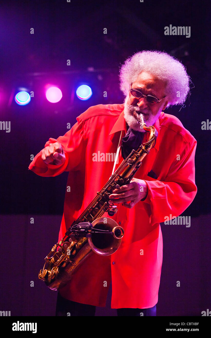 SONNY ROLLINS joue sur le Stade de Lyon Jimmy - 54ème festival de jazz de Monterey 2011 Banque D'Images