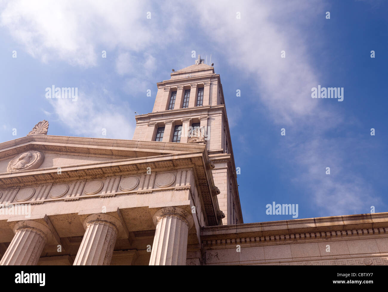 Washington Masonic Temple et memorial tower à Alexandria, en Virginie. La tour a été achevée en 1932 Banque D'Images