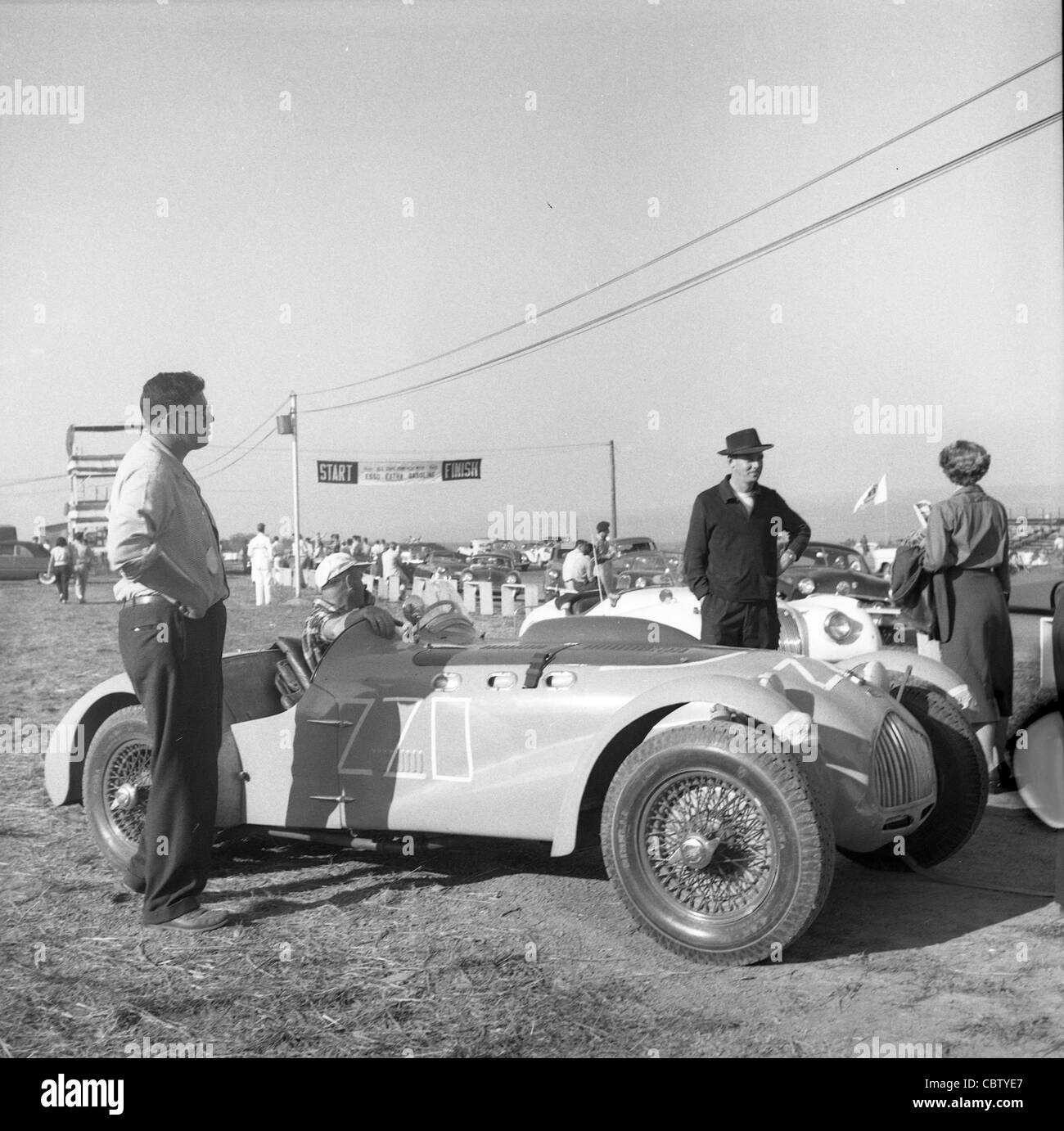 Sports Car Club of America races dès le début des années 1960 ou fin des années 1950. Allard Banque D'Images