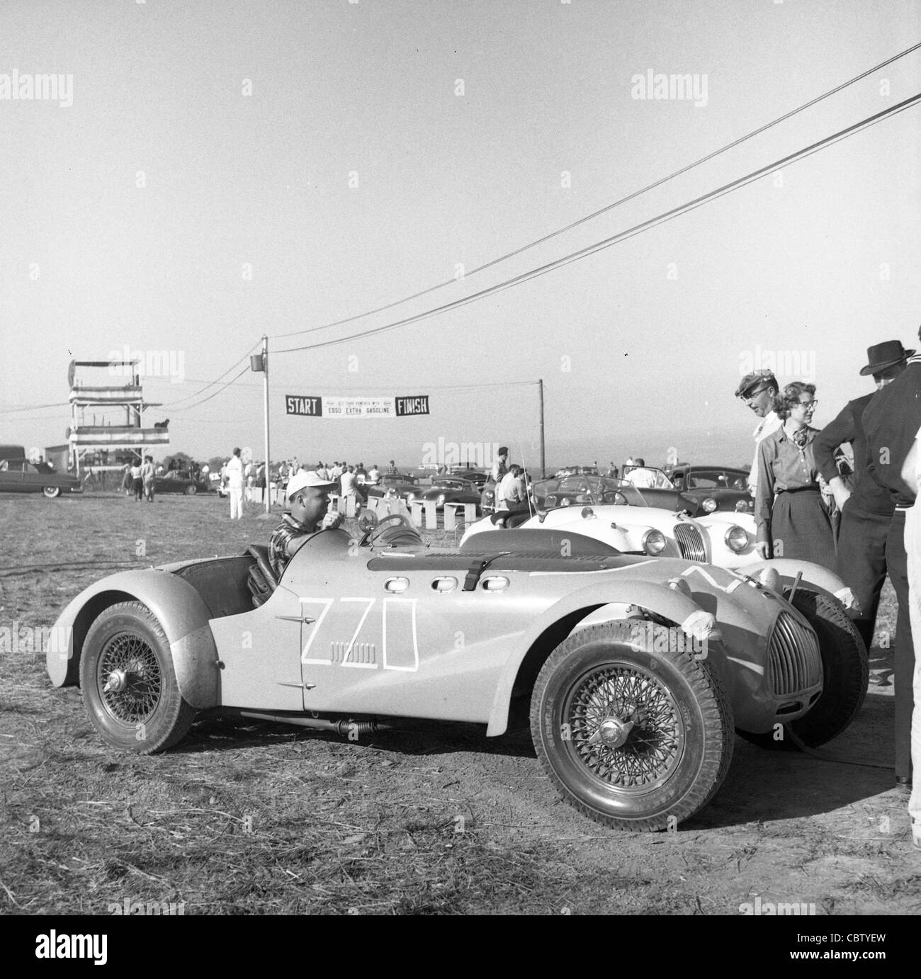 Sports Car Club of America races dès le début des années 1960 ou fin des années 1950. Allard Banque D'Images