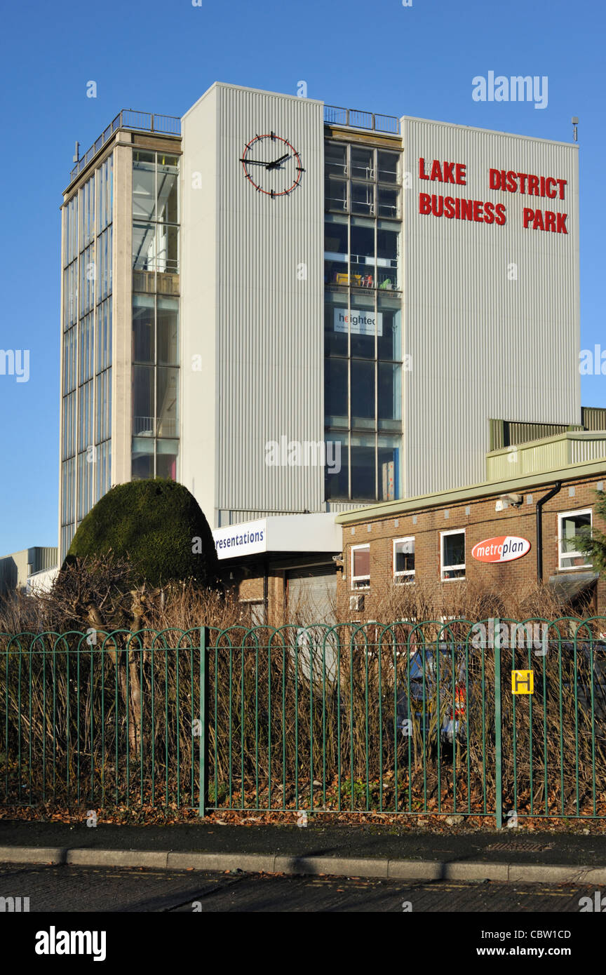 Lake District Business Park, menthe Bridge Road, Kendal, Cumbria, Angleterre, Royaume-Uni, Europe. Banque D'Images