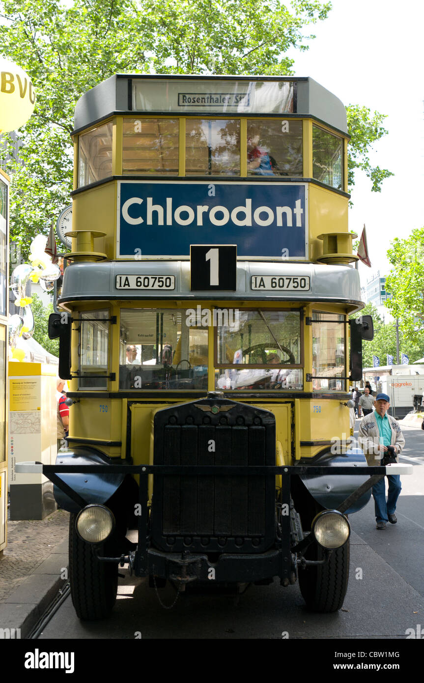 Omnibus Bus Wagen 787 (1928) NAG D2 / Maybach Banque D'Images