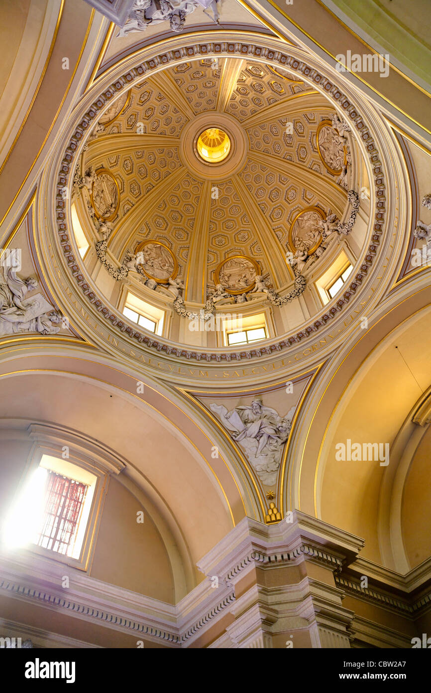 Coupole église de San Tommaso di Villanova Banque D'Images