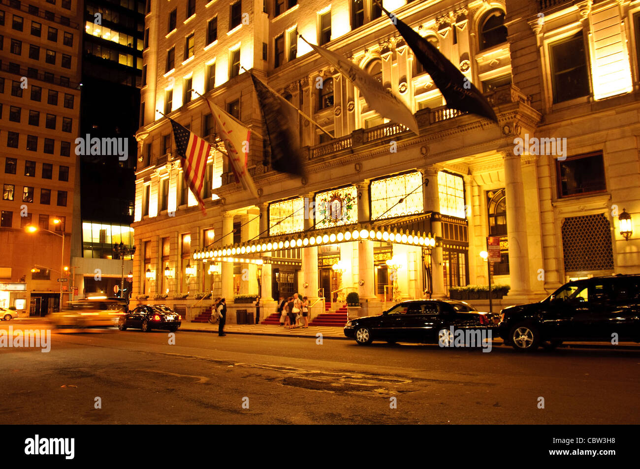 Plaza Hotel, New York City, 5e Avenue, Manhattan Banque D'Images