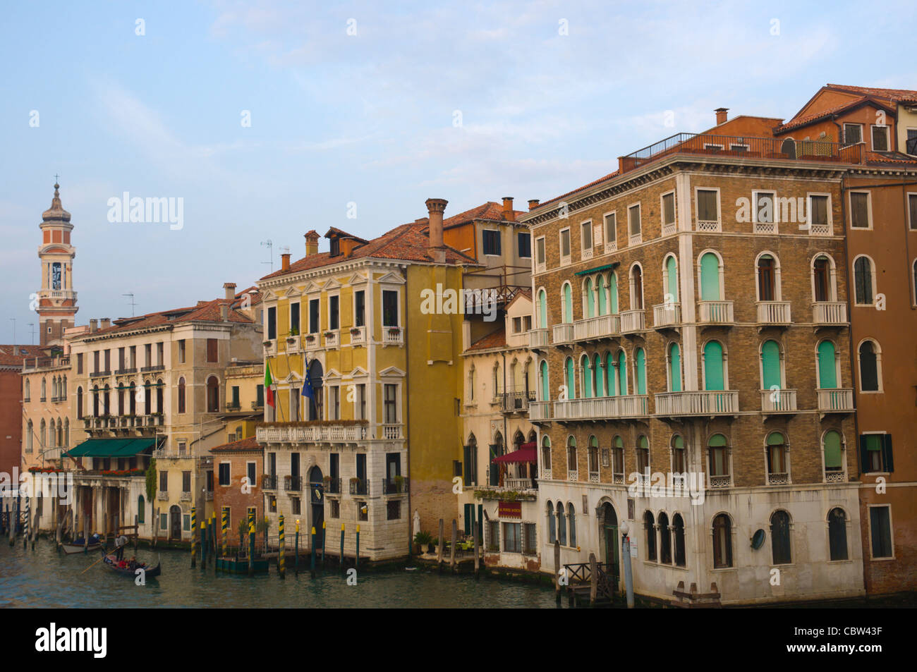 Canal Grande Venise Vénétie Italie du nord Europe Banque D'Images