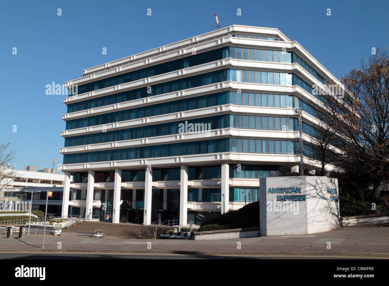 Les bureaux d'American Express (AMEX) à Edward Street, Brighton, East Sussex, UK. Banque D'Images Les bureaux d'American Express (AMEX) à Edward Street, Brighton, East Sussex, UK. Banque D'Images