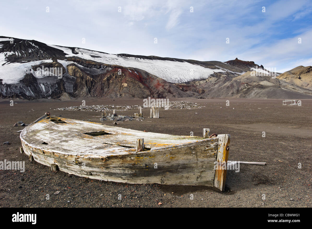 WHALER'S BAY, Île Déception, îles Shetland du Sud Banque D'Images