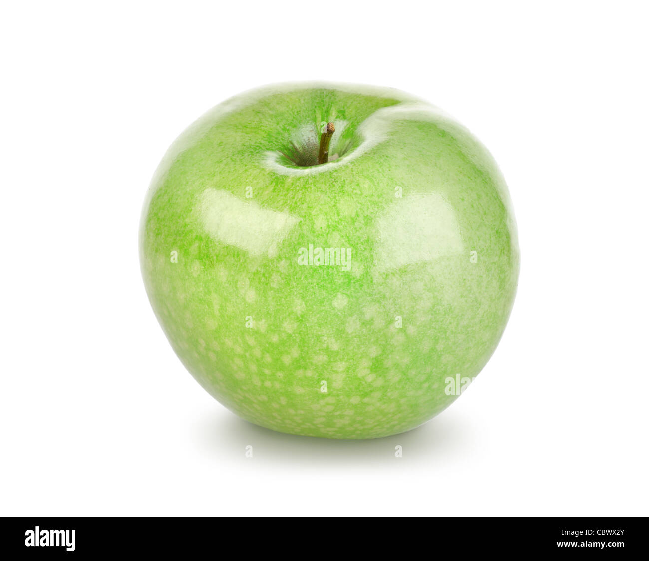 Apple frais isolé sur fond blanc Banque D'Images