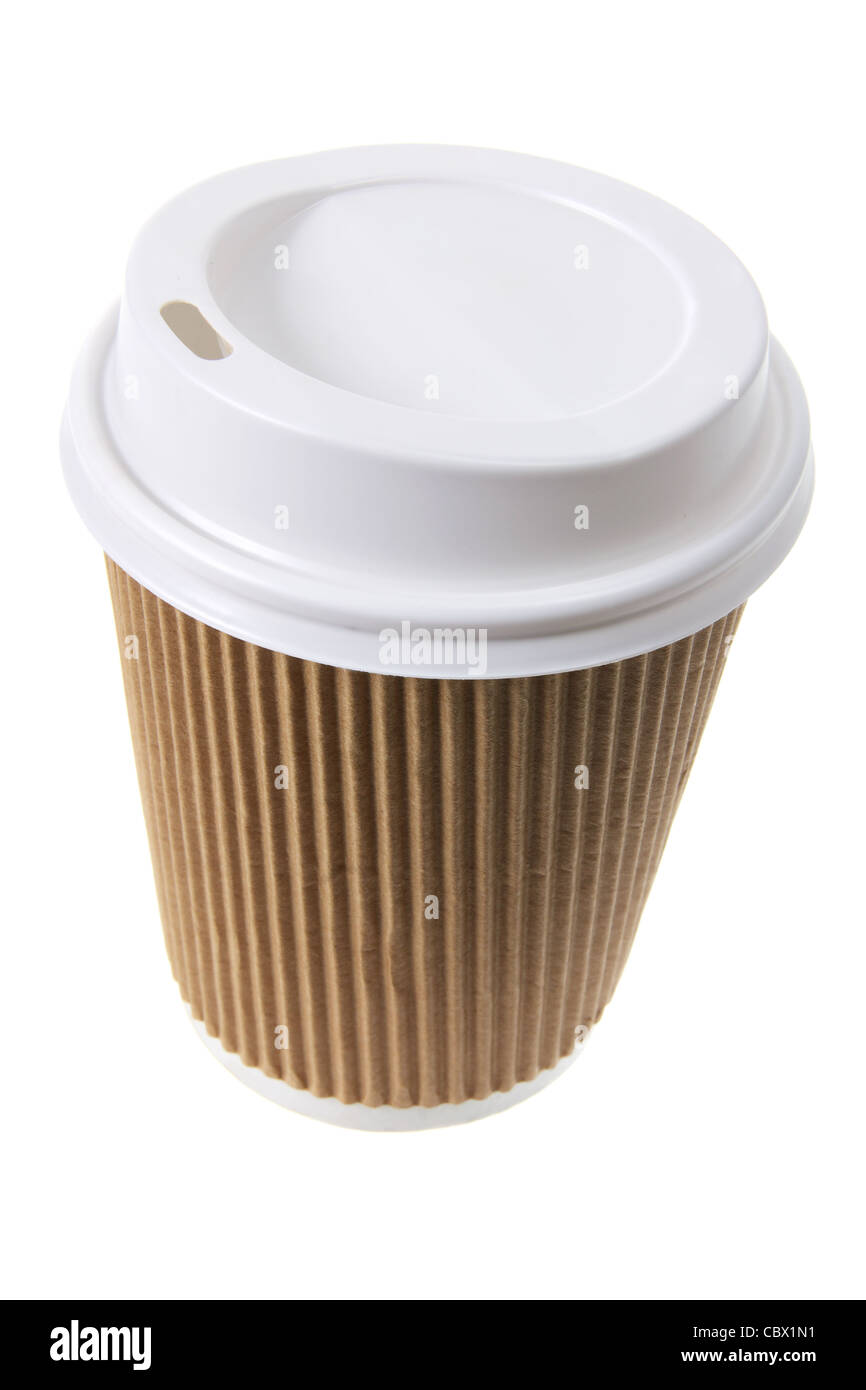 Tasse de café à emporter Banque D'Images