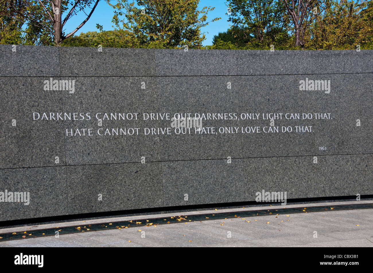 Martin Luther King Jr Memorial, Washington, DC, DC124592 Banque D'Images