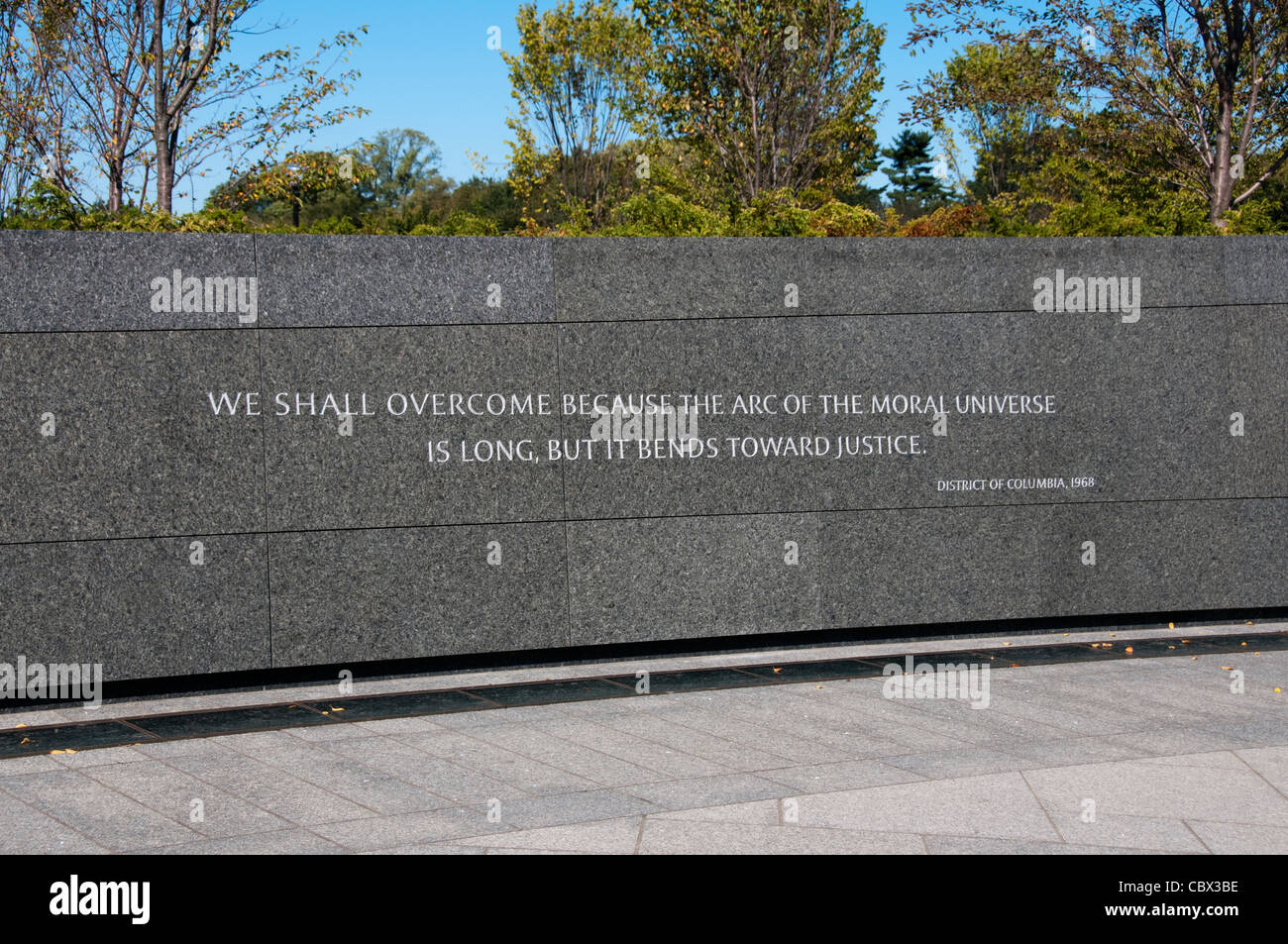 Martin Luther King Jr Memorial, Washington, DC, DC124595 Banque D'Images