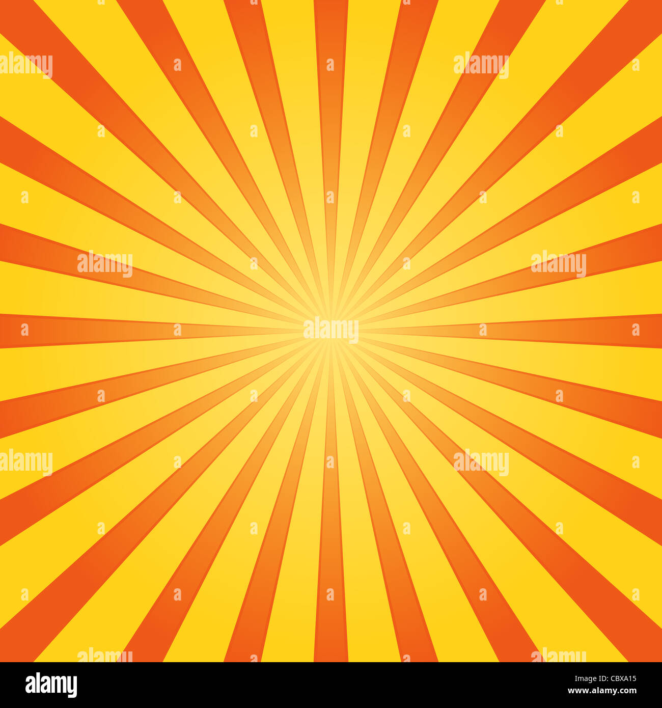 Orange et jaune à rayures avec éclat - fond orange et jaune rayures centrée Banque D'Images