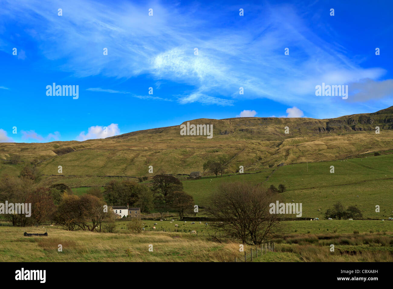 Mallerstang Dale, Cumbria, Royaume-Uni. Mallerstang est un Dale à la tête de l'Eden Valley. Banque D'Images