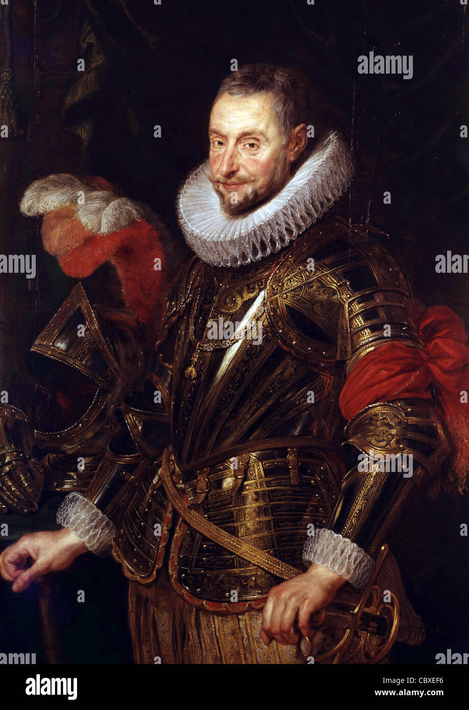 Peter Paul Rubens école flamande Portrait d'Ambroise Spinola National Gallery Pragua Banque D'Images