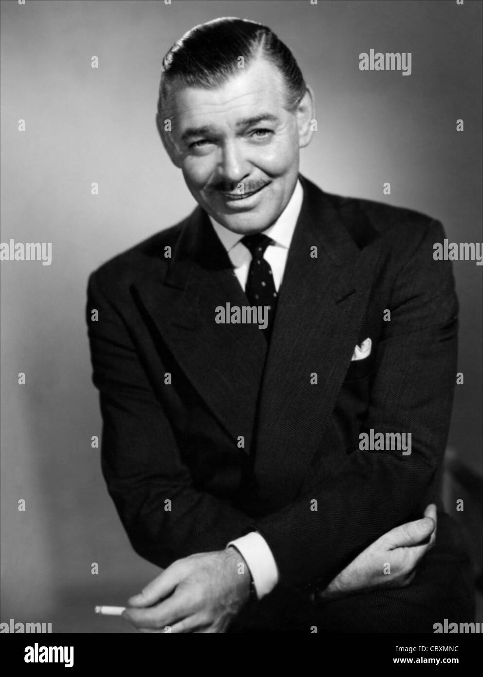 William Clark Gable (1er février 1901 - 16 novembre 1960) l'acteur américain Banque D'Images
