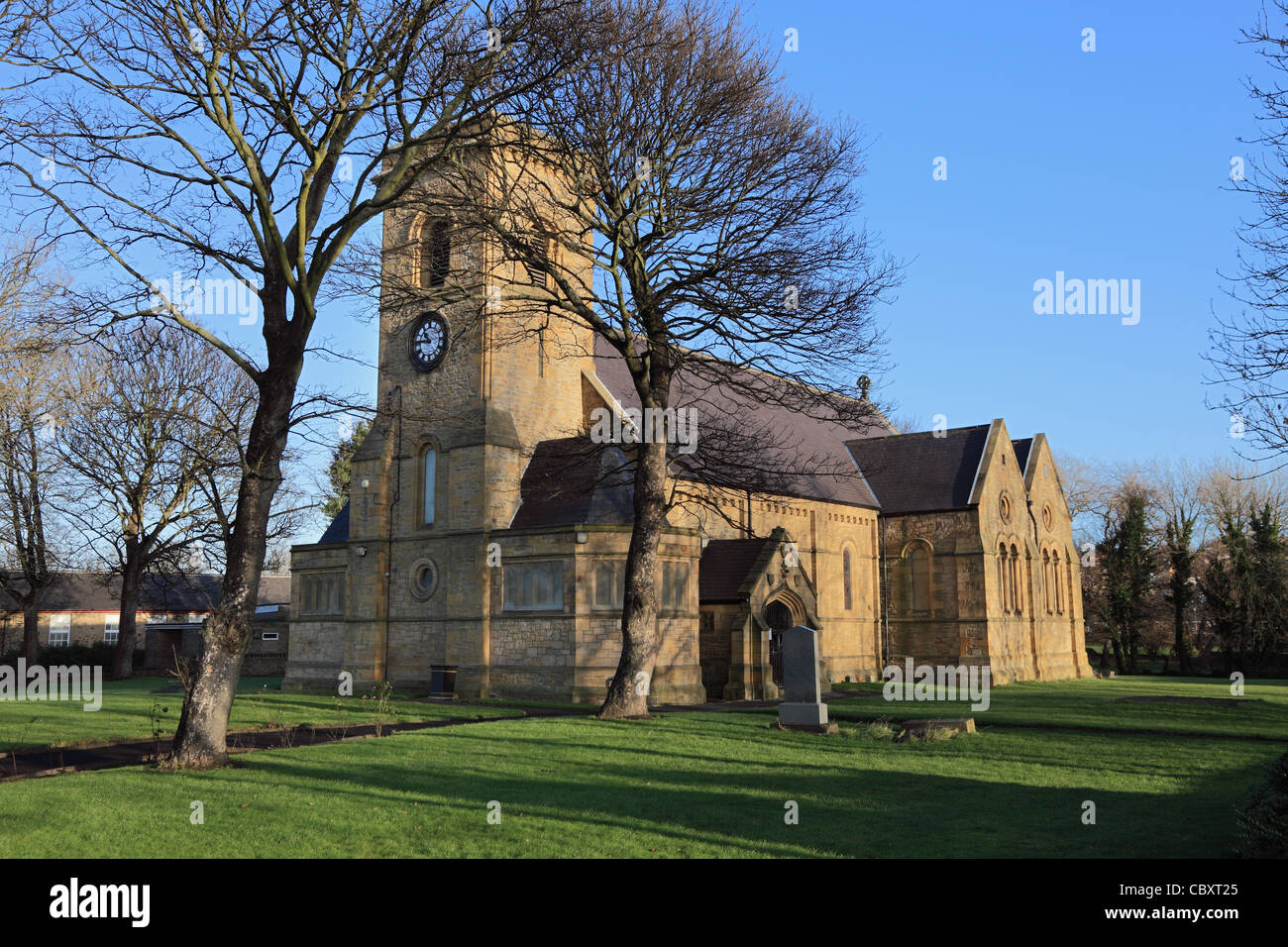 Eglise de St Jean l'Evangéliste, Birtley, Angleterre du Nord-Est, Royaume-Uni Banque D'Images