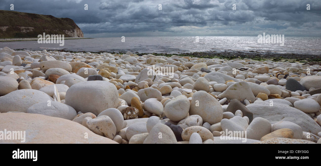 Vue panoramique du Sud Atterrissage Flamborough Banque D'Images
