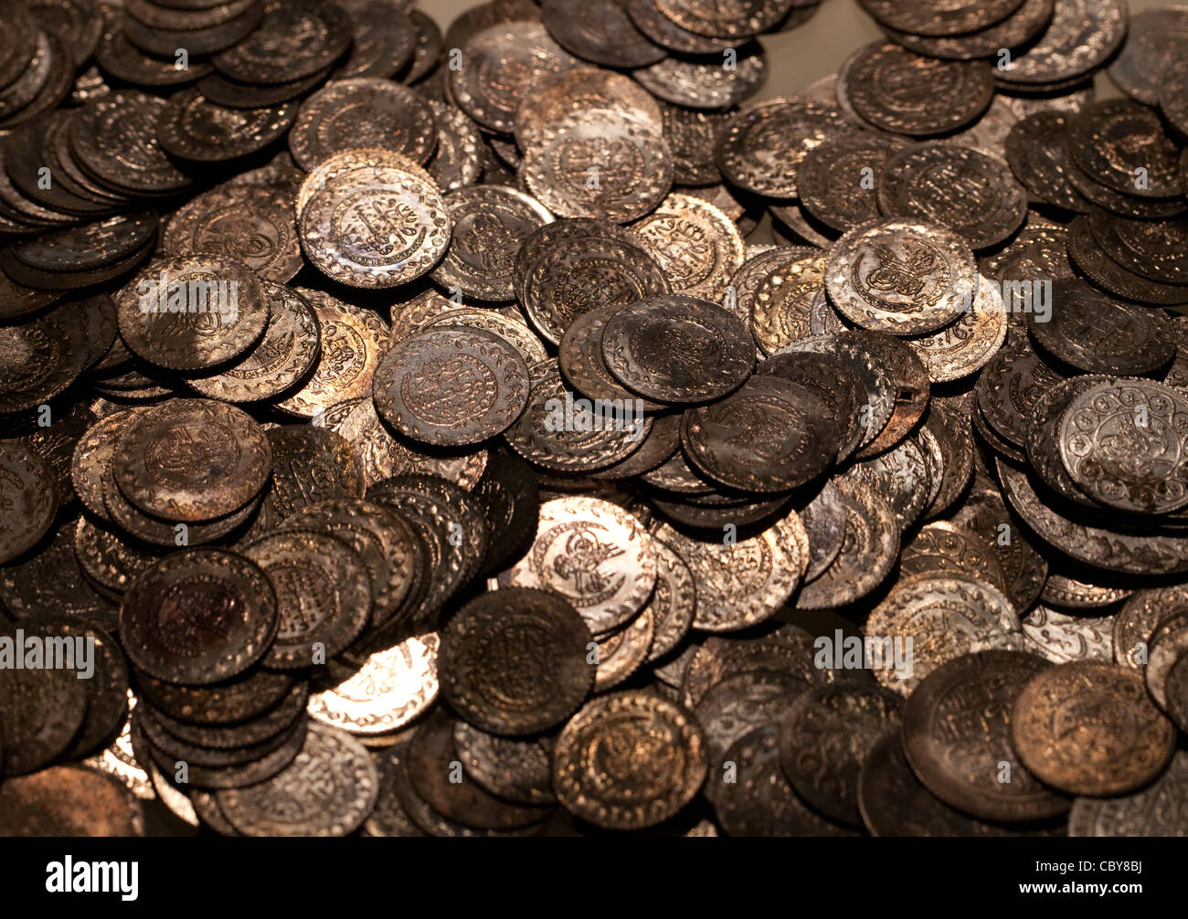 Pièces de monnaie de l'ancienne époque helléniste Banque D'Images