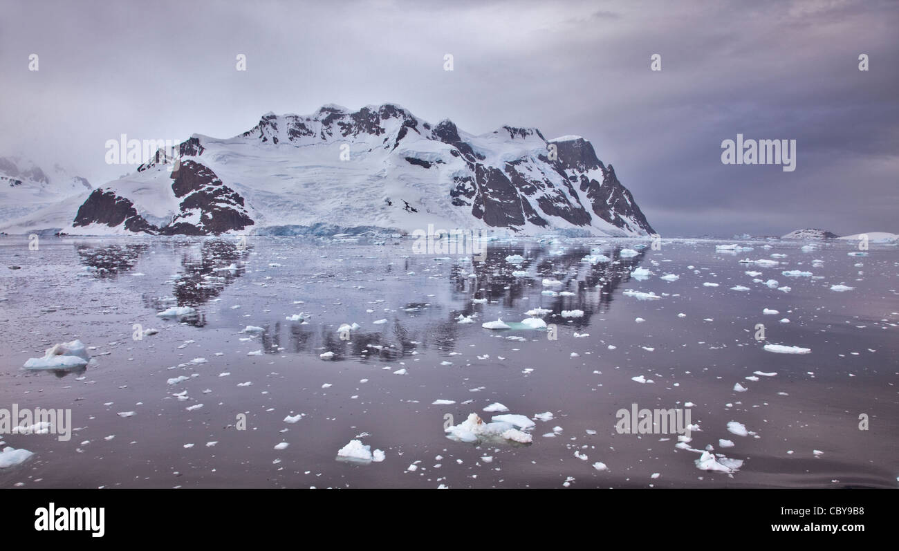 Canal Lemaire, Péninsule Antarctique Banque D'Images