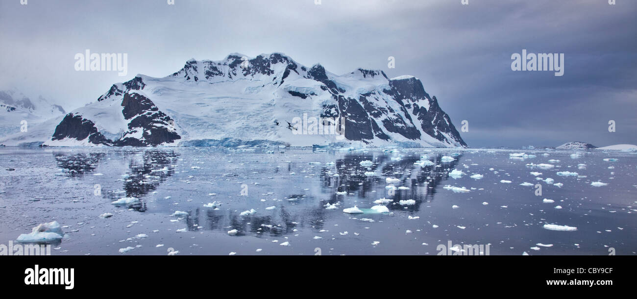 Canal Lemaire, Péninsule Antarctique Banque D'Images