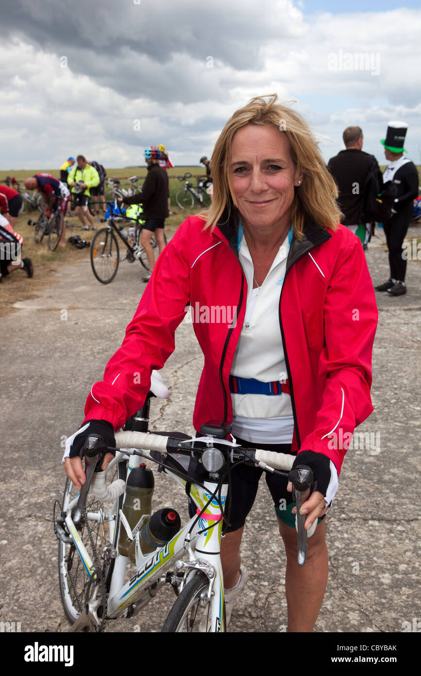 Francie Clarkson ( Épouse de présentateur Jeremy Clarkson ) participant à l'aide pour Heroes BBBR 2011 Banque D'Images