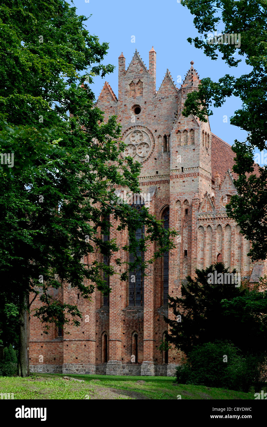 Monastère cistercien de Chorin dans le Brandebourg. Banque D'Images