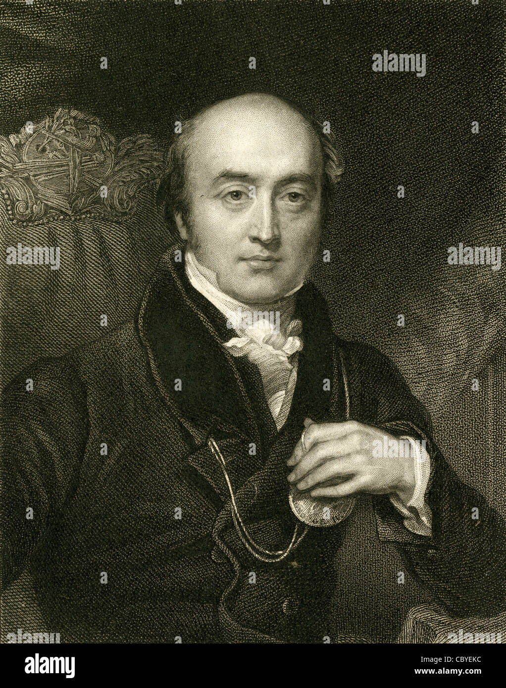 Circa 1830 gravure, sir Thomas Lawrence. Banque D'Images