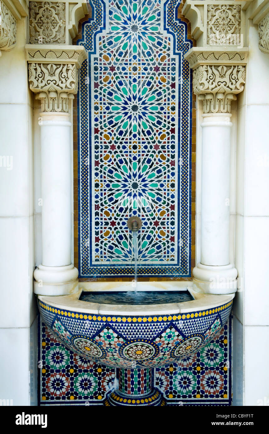 Beau pavillon marocain à Putrajaya, en Malaisie. Banque D'Images