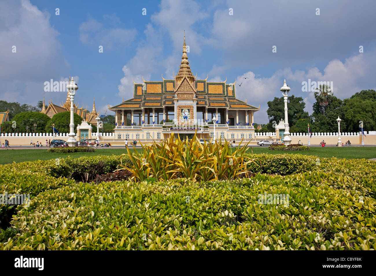 Le Palais Royal. Chanchhaya Pavilion (Moonlight Pavilion). Phnom Penh. Cambodge Banque D'Images
