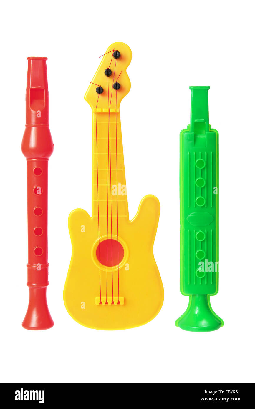 Instruments de musique Jouets Banque D'Images