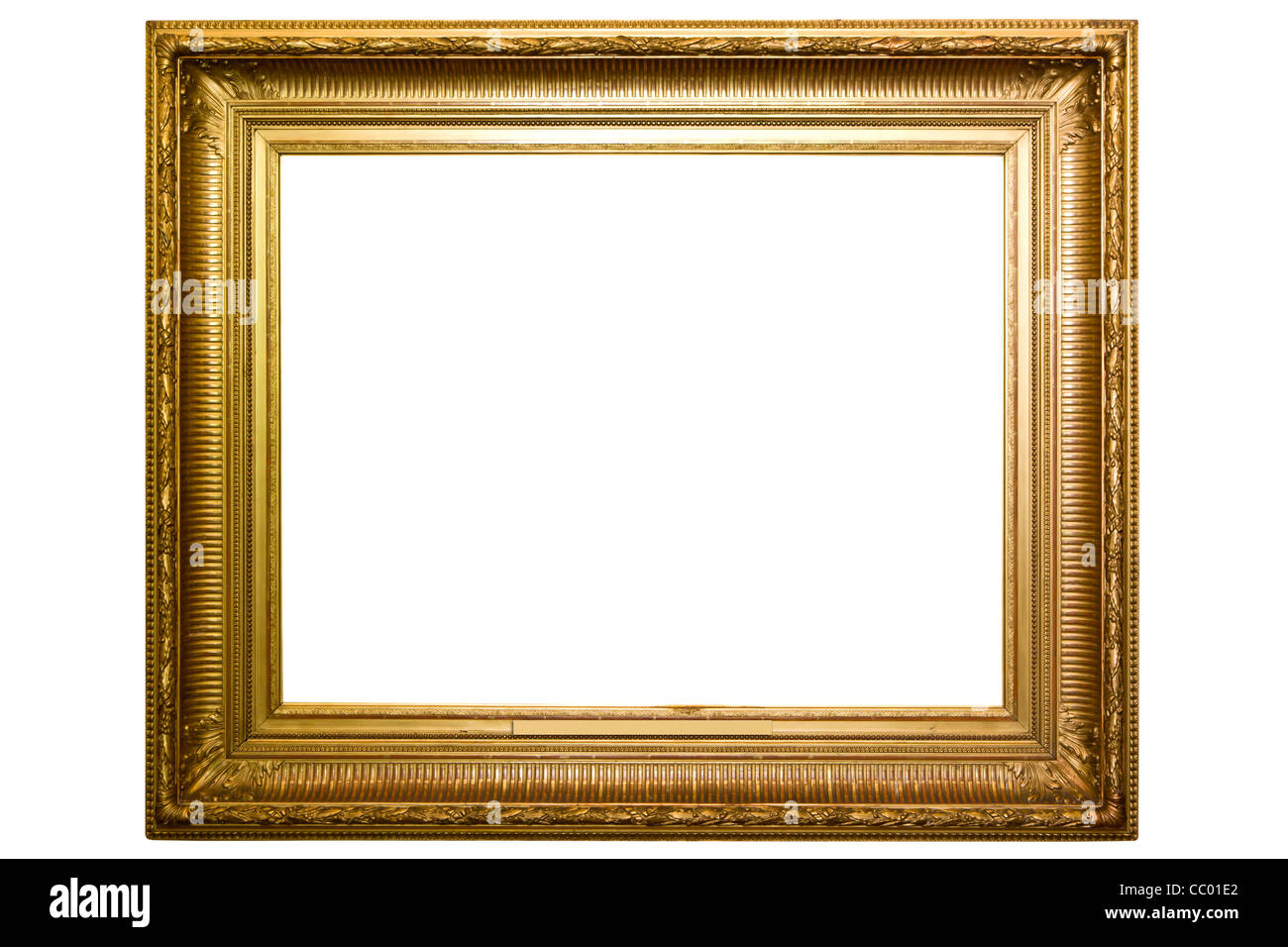 Sticker Cadre baroque doré ancien