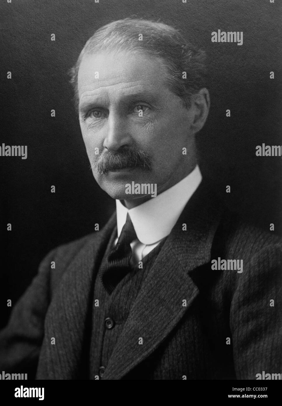 Vintage photo portrait circa 1910s de politicien britannique Andrew Bonar Law (1858 - 1923) - le premier ministre conservateur du Royaume-Uni à partir de 1922 - 1923. Banque D'Images