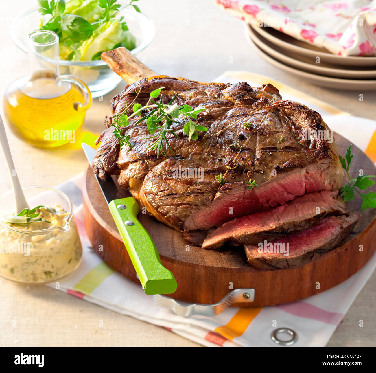 Faire Du Barbecue Banque d