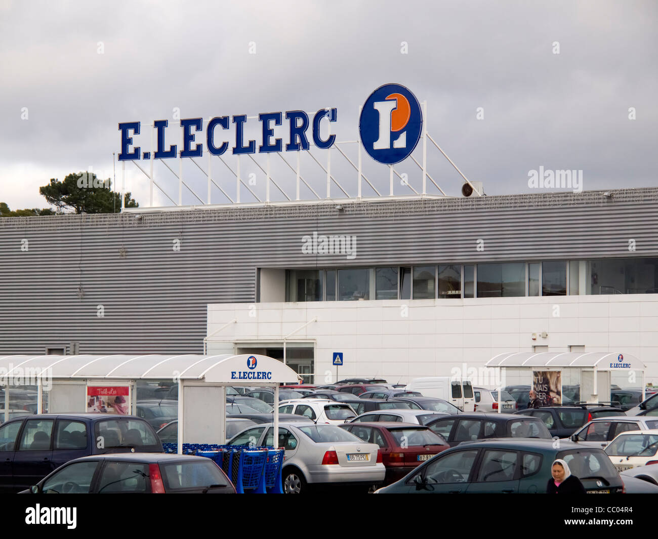 Supermarchés E.Leclerc Banque D'Images