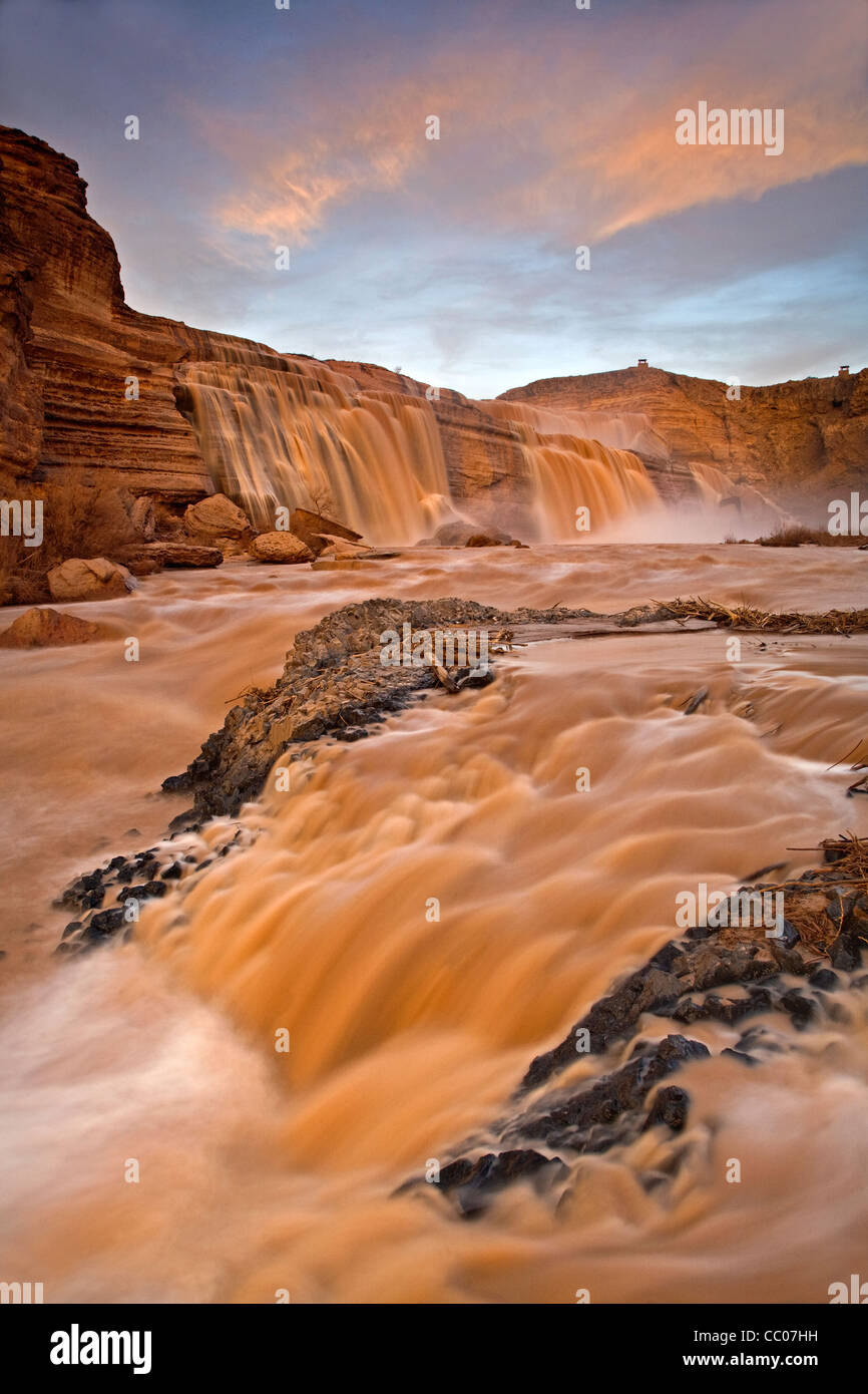 Grand Falls dans le nord de l'Arizona, USA Banque D'Images