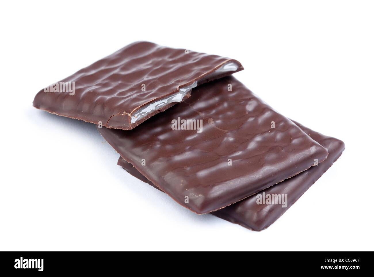 Après huit Nestlé chocolats menthe Banque D'Images