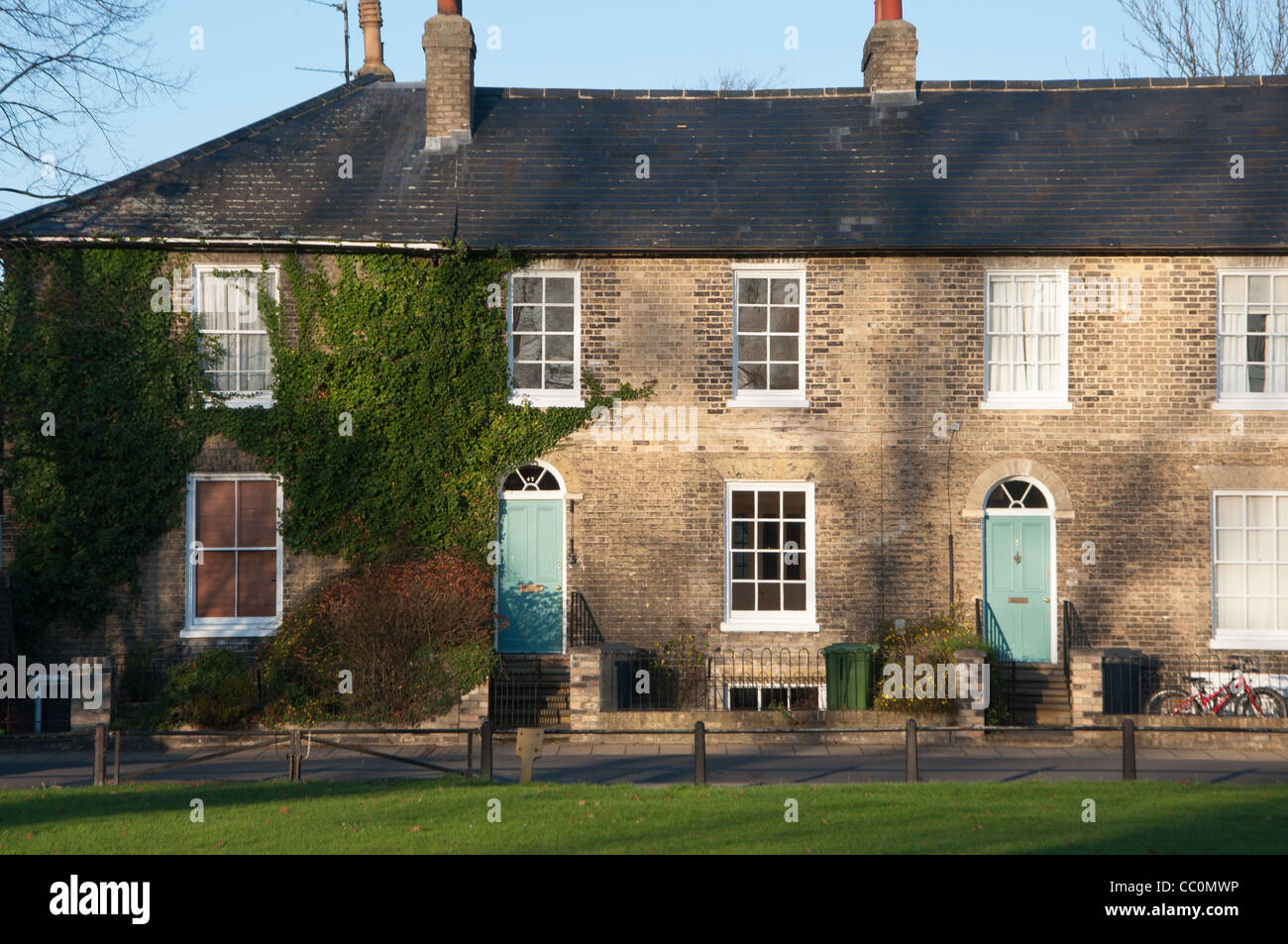 Maisons de New Square à Cambridge, Angleterre. Banque D'Images