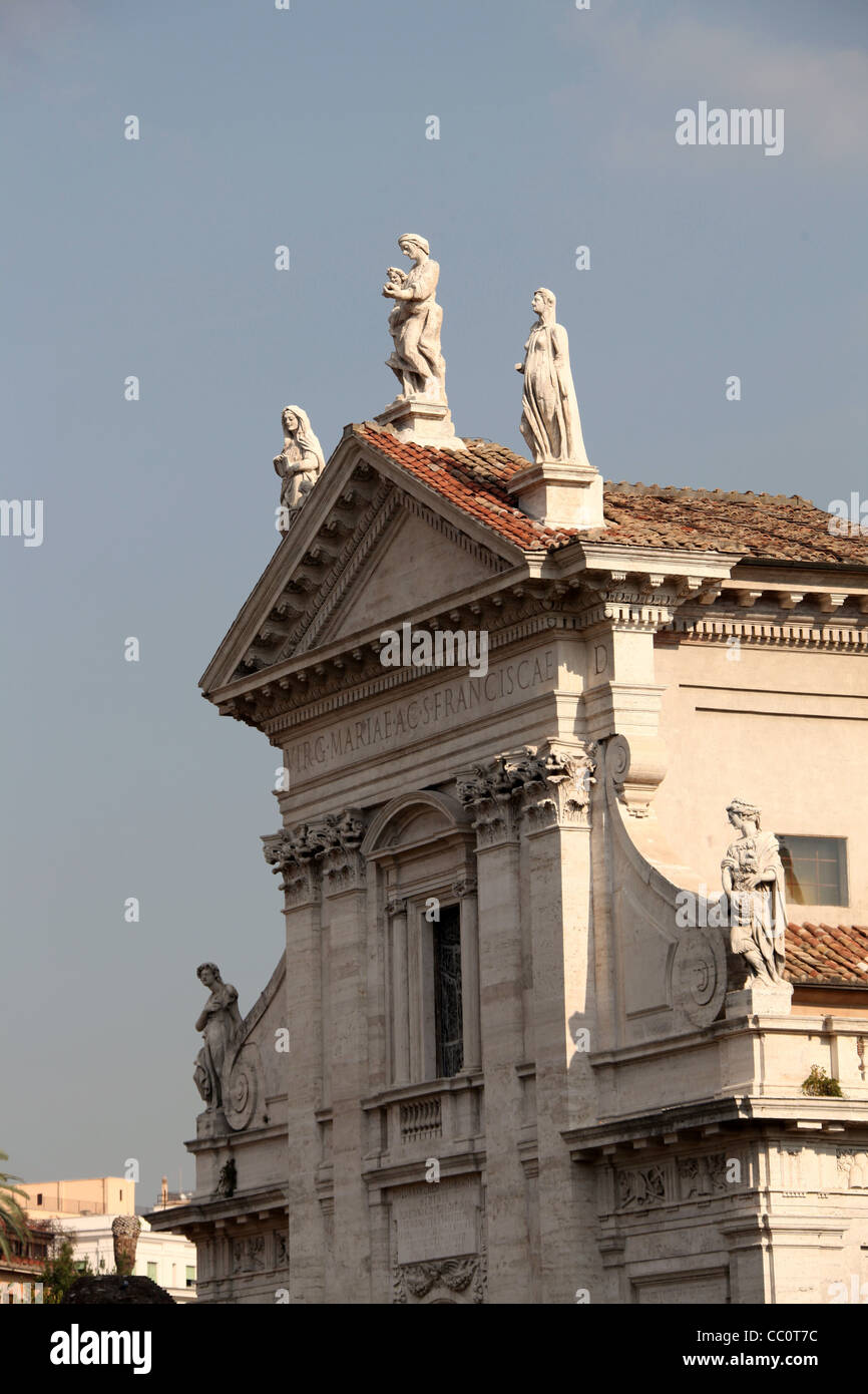 Santa Francesca Romana Église à Rome Banque D'Images