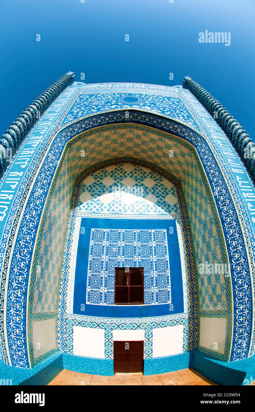 Mosquée islamique colorés. Abu Nasr Parsa, l'Afghanistan. Banque D'Images