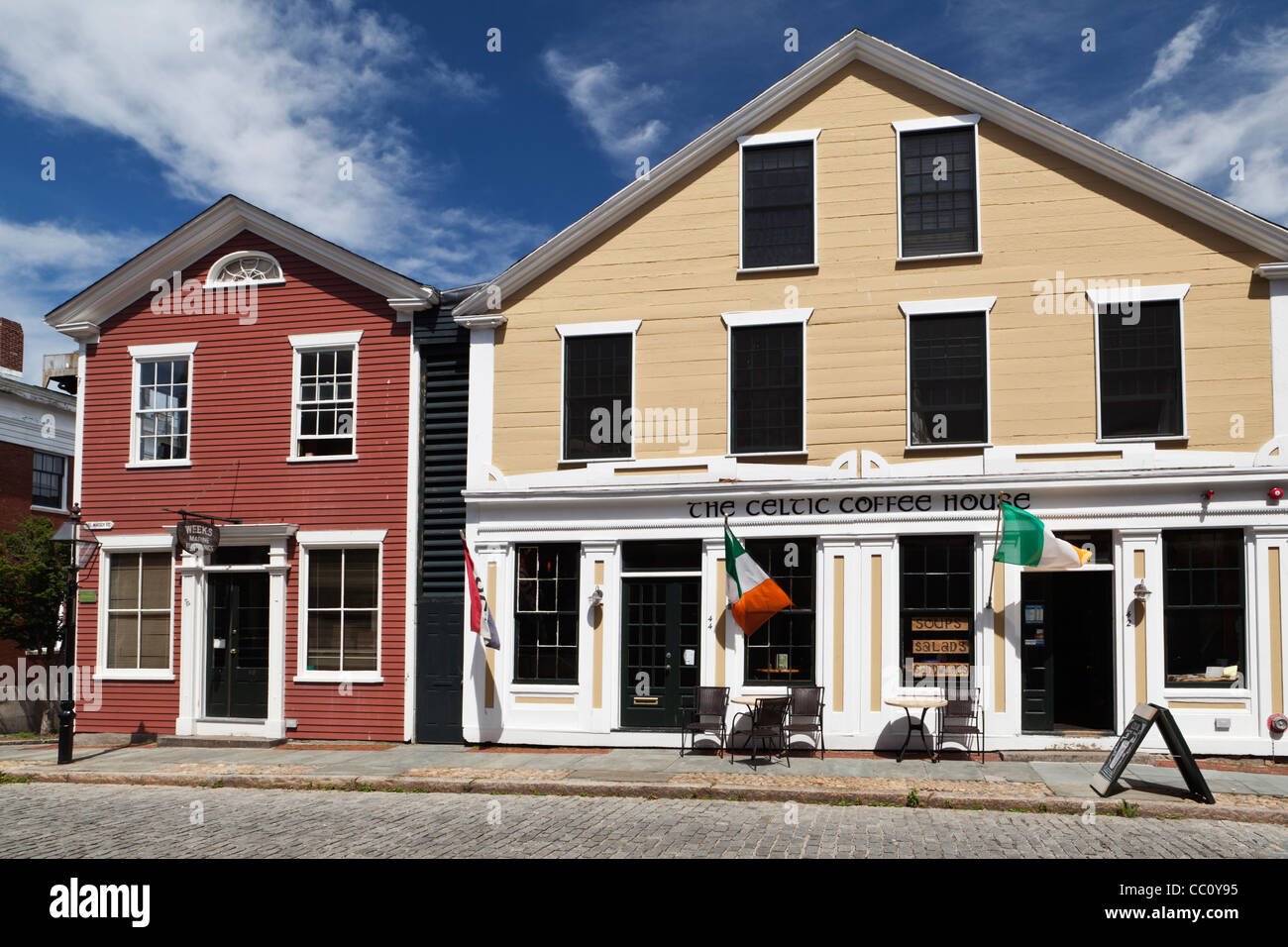 La vieille ville historique de New Bedford Massachusetts USA Banque D'Images