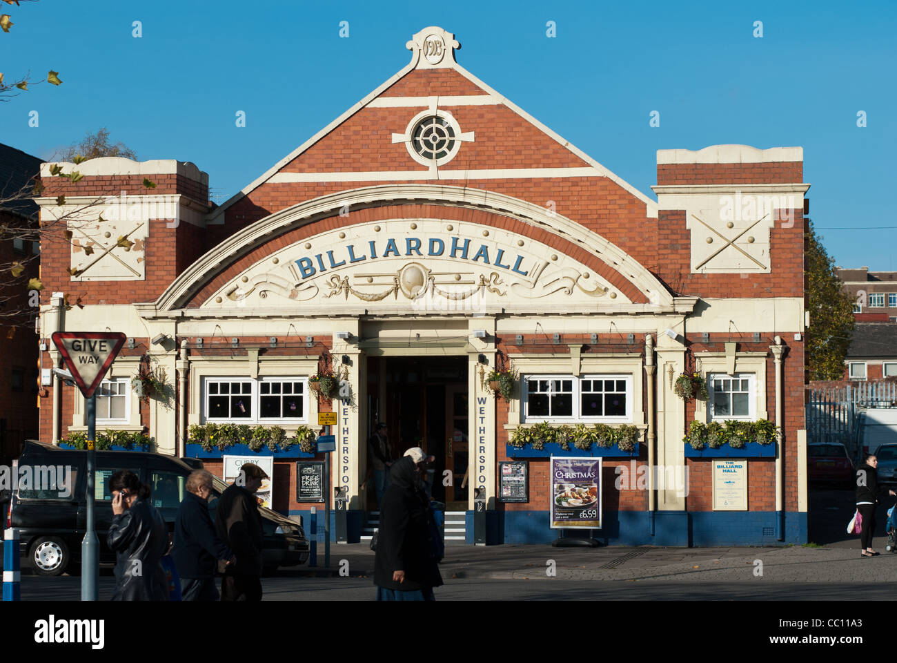 La salle de billard qui est maintenant un weatherspoons pub à West Bromwich, royaume uni Banque D'Images