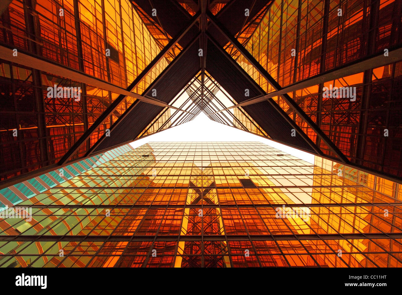 Office windows background Banque D'Images