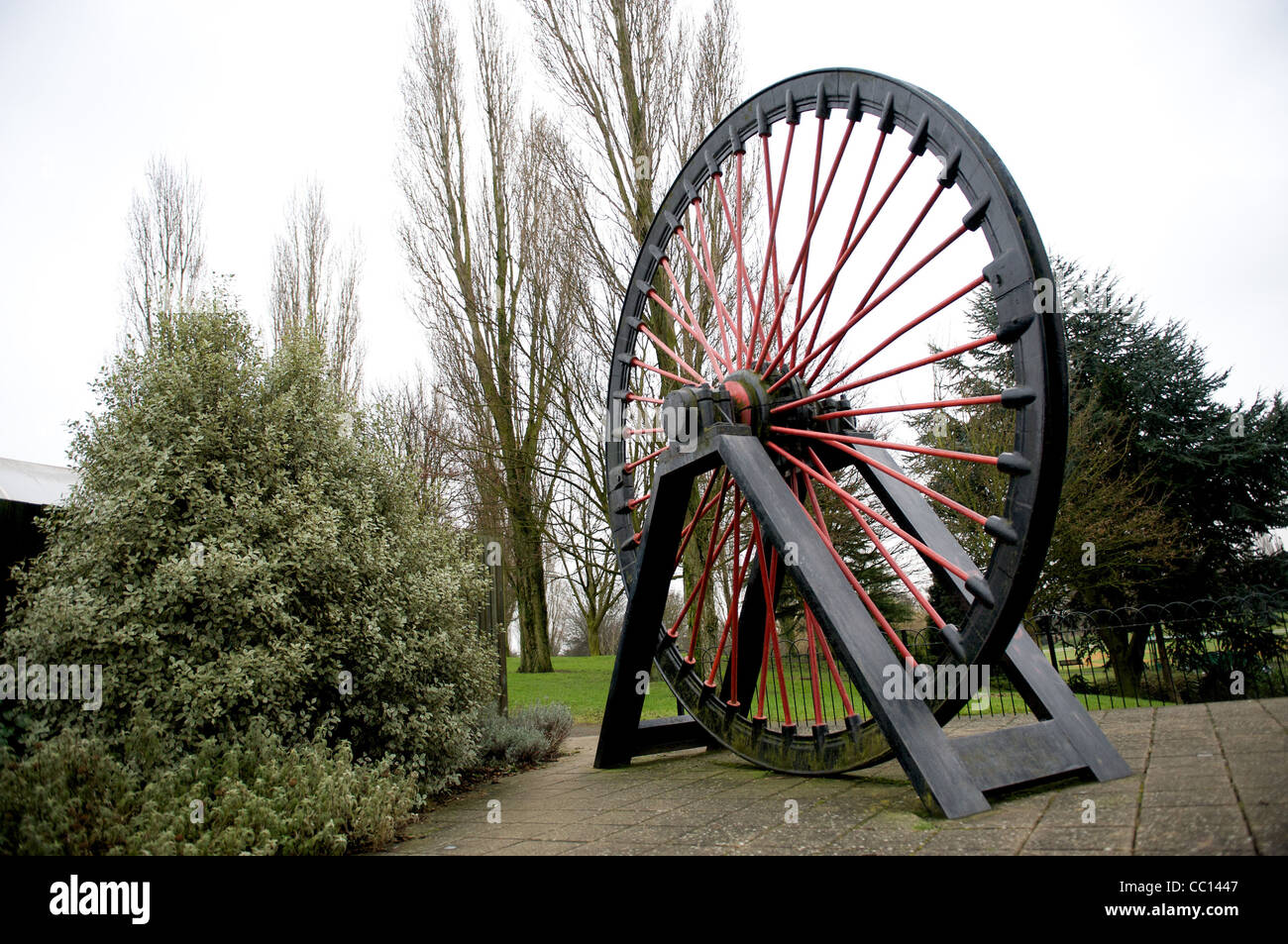 Roue de mineur dans le Warwickshire Bedworth Banque D'Images