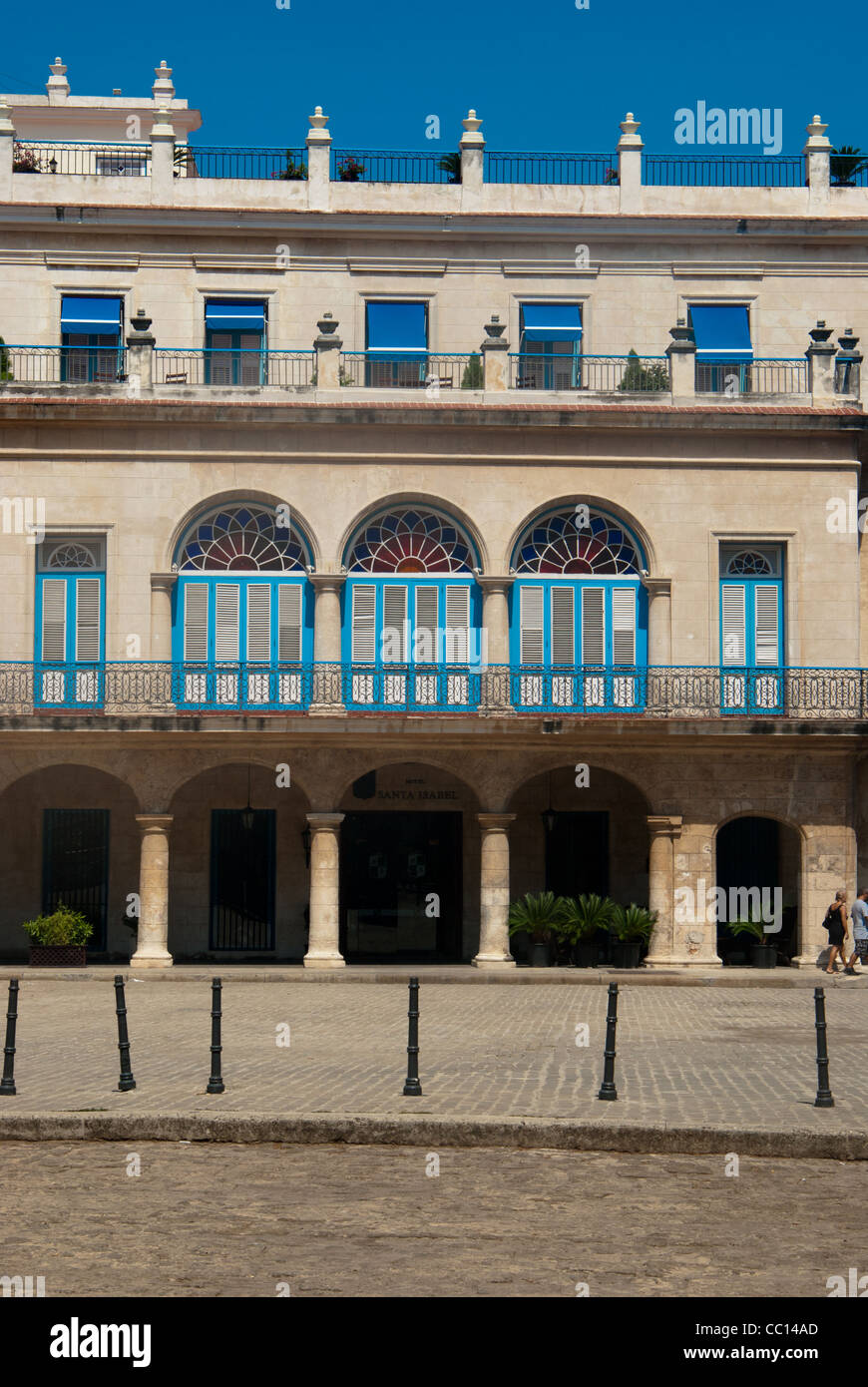 Exemple de l'architecture cubaine du XVIII siècle Banque D'Images