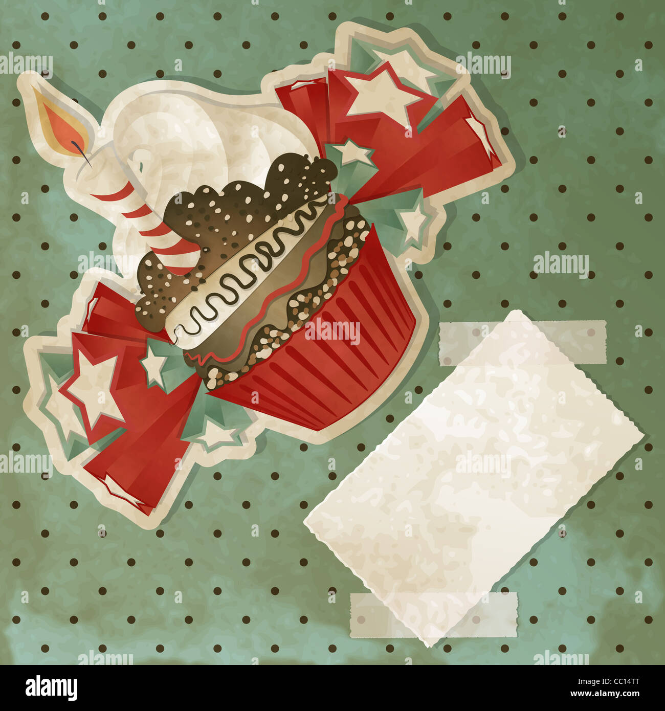 Carte D Anniversaire Drole Vintage Avec Cupcake Et Copy Space Photo Stock Alamy Carte D Anniversaire Drole Vintage Avec Cupcake Et Copy Space Photo Stock Alamy