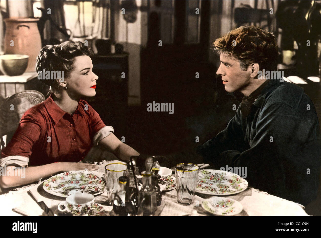 SALLY FORREST, Burt Lancaster, VENGEANCE VALLEY, 1951 Banque D'Images