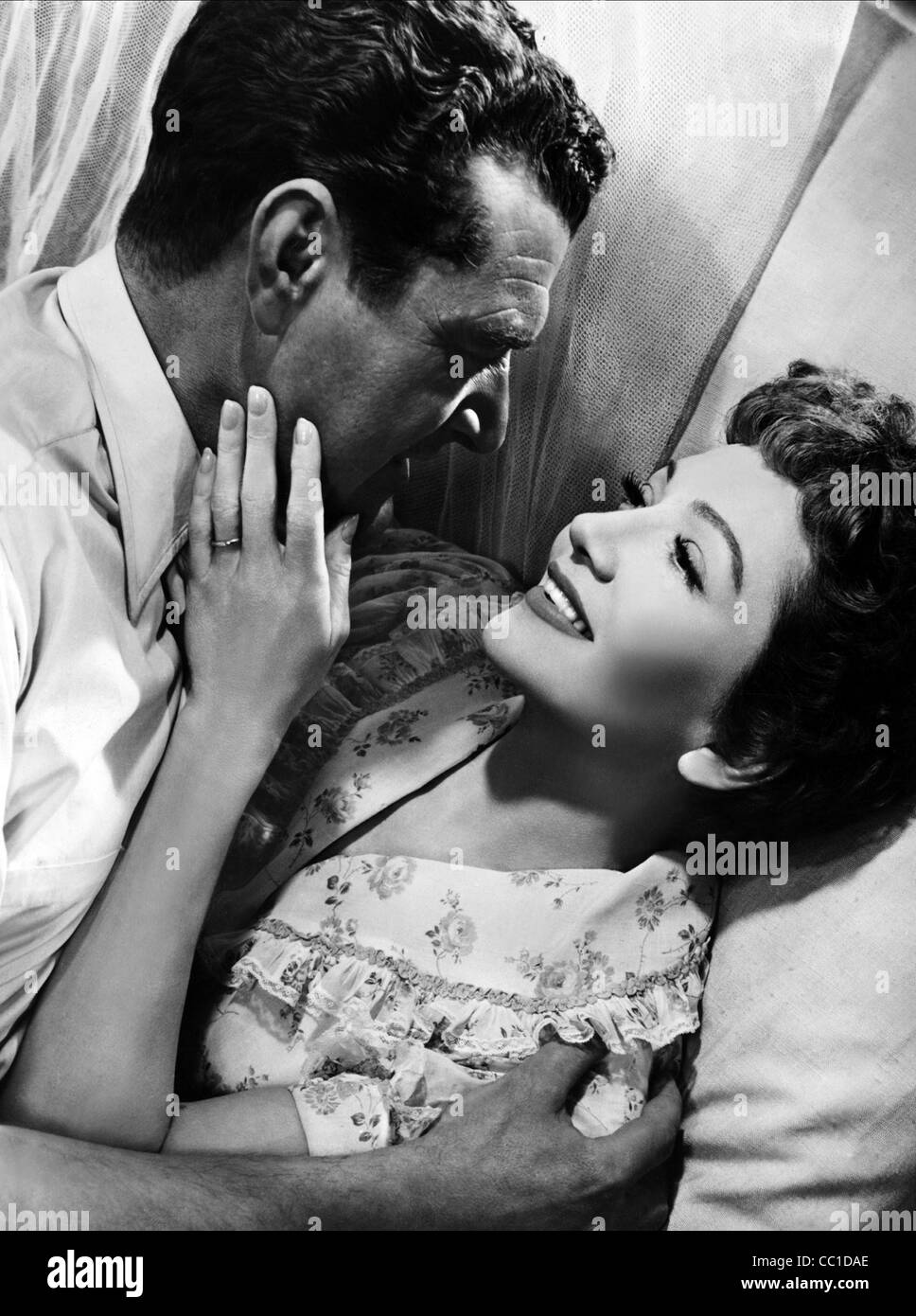 JACK HAWKINS, Claudette Colbert, L'ÉPOUSE DU SEMOIR, 1952 Banque D'Images